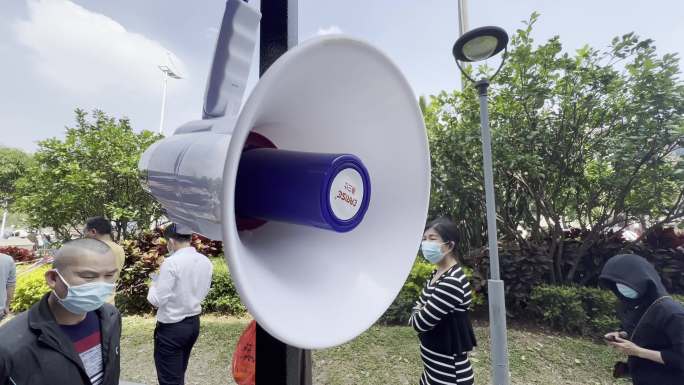 核酸检测点喇叭扬声器