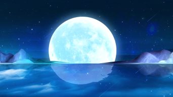 唯美动态山水月亮-02背景视频素材