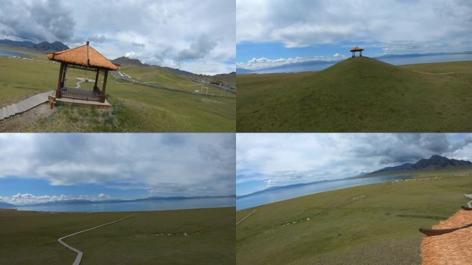 4K穿越机fpv航拍新疆赛里木湖