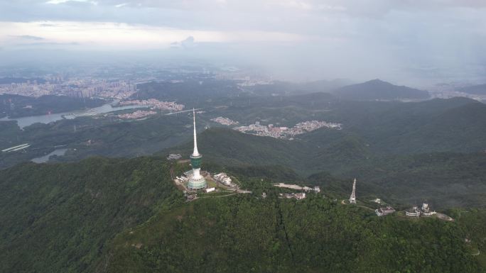 【正版素材】深圳梧桐山和深圳市区