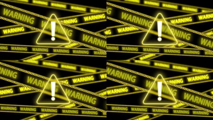 黄色警戒线_AE模板