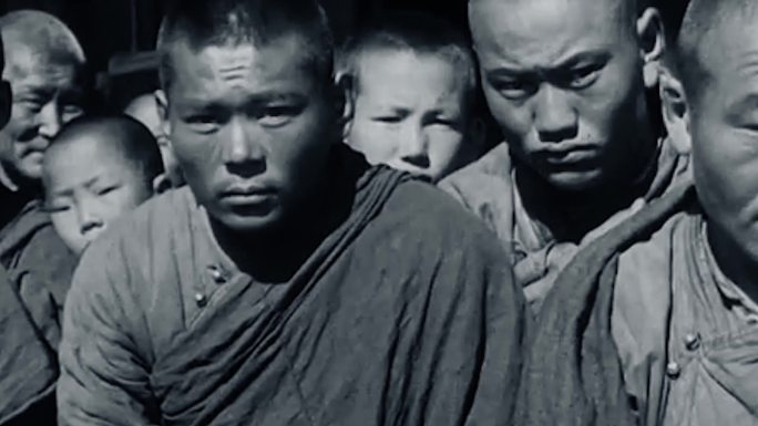 30年代西藏僧侣藏族寺庙寺院