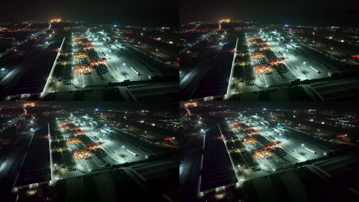 重庆西部物流园夜景
