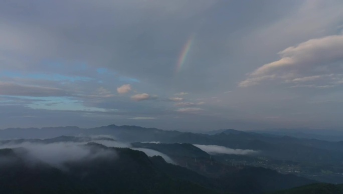 多视角远眺云海山景延时摄影4K