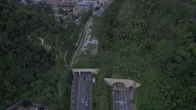 【5.4k DLOG素材】福州妙峰山隧道