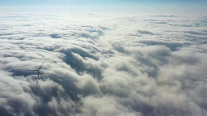 云海，极端气候下的云海对流，难得一见。