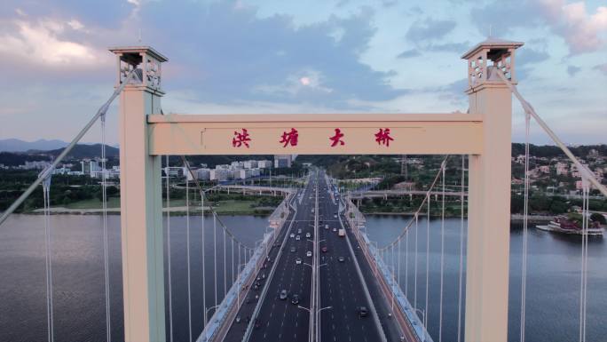 福州洪塘大桥航拍