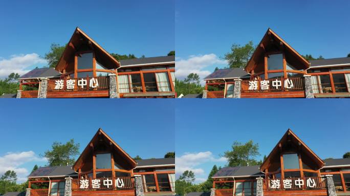 航拍重庆石柱冷水风谷休闲渡假营地风光