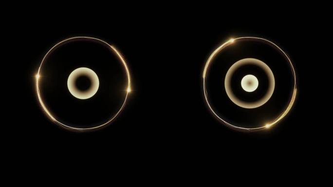 粒子光圈圆环视频+透明通道