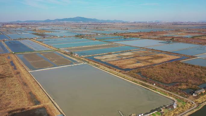 安徽省马鞍山市丹阳湖农场航拍