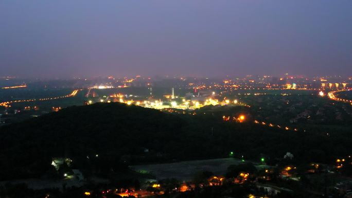 上海松江佘山国家森林公园夜景