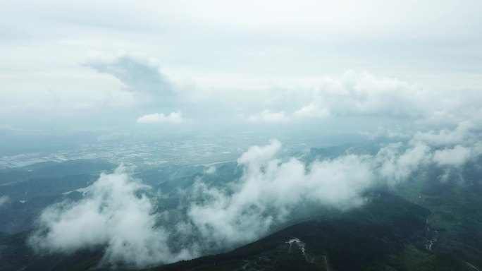 山脉 山川 云龟山云海 重庆云龟山