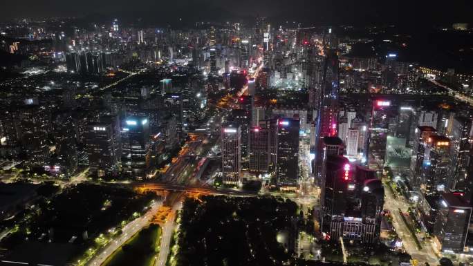 深圳大湾区夜景延时