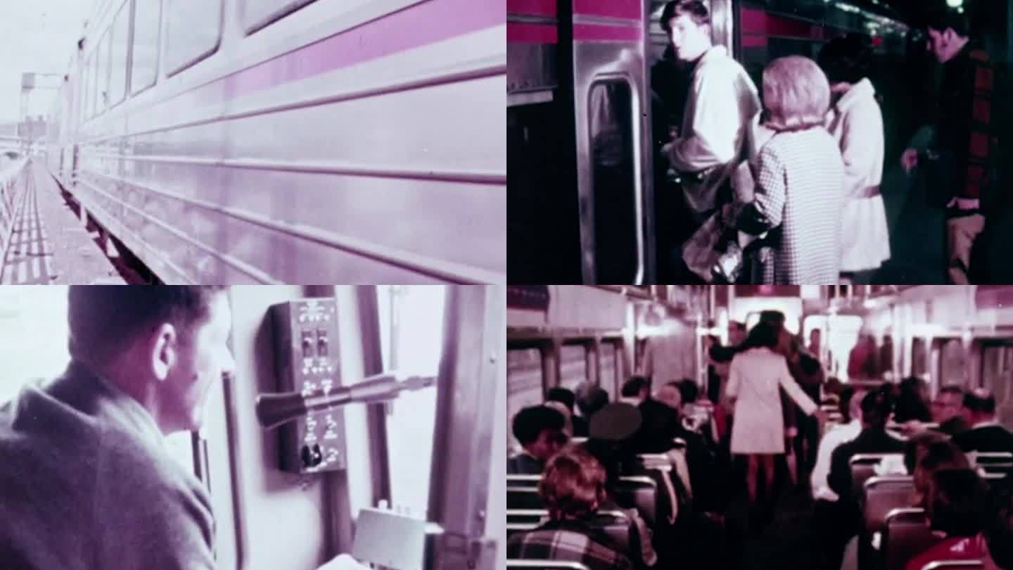 60年代电动机车火车