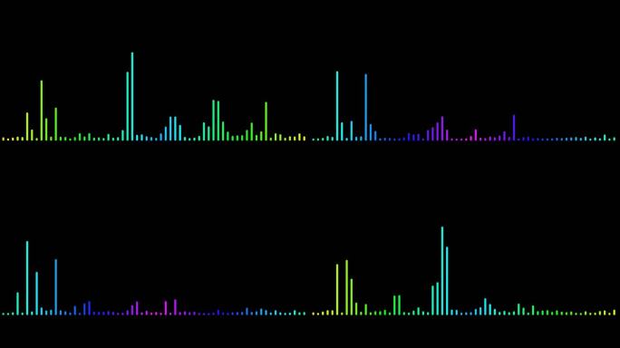 彩色音频频谱可视化