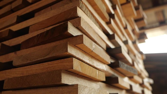 木材加工 模板堆积  木料加工A018