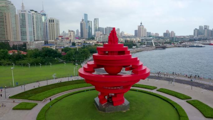 青岛五四广场五月的风