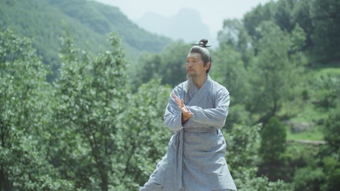 古代人古人打太极拳04