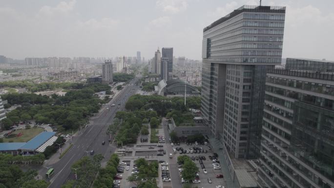 张家港地标建筑城市4K航拍