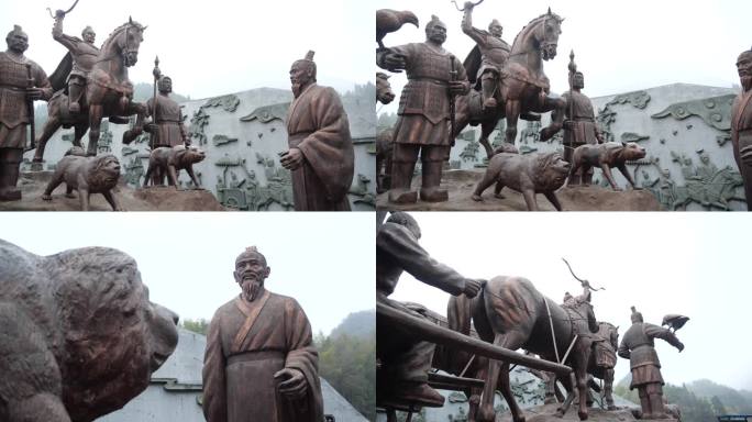 通山 楚王山雕像 楚王山士兵雕塑A018