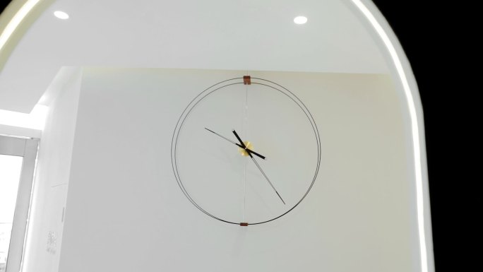 圆形超简洁的时钟