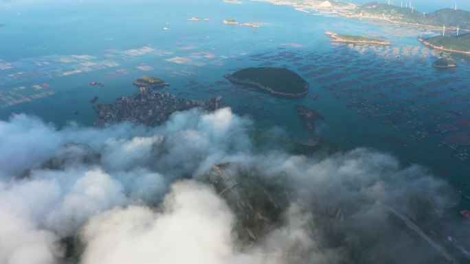 福州连江奇达村云海（旗冠顶）
