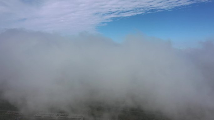 贺兰山 云海奇观 云层之上 云移动 云海