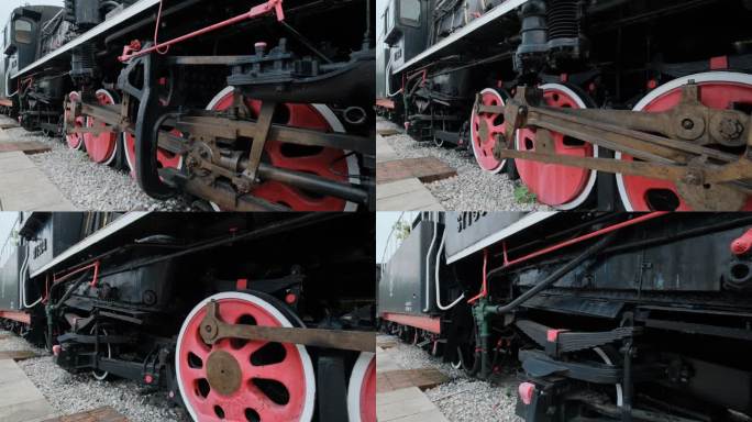 老式火车头蒸汽机车