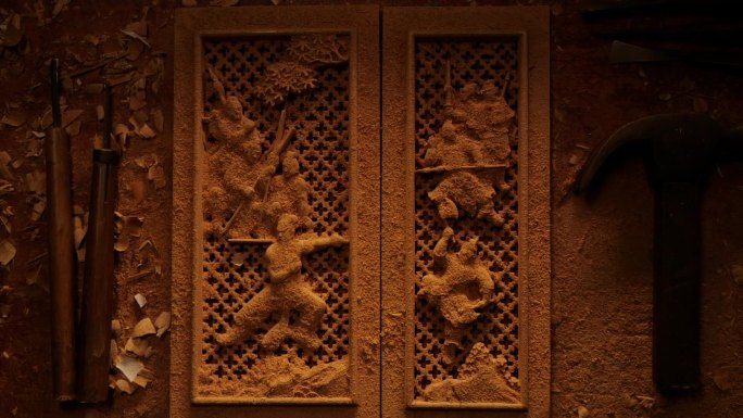 通山木雕 雕刻完成精湛工艺 工匠A018