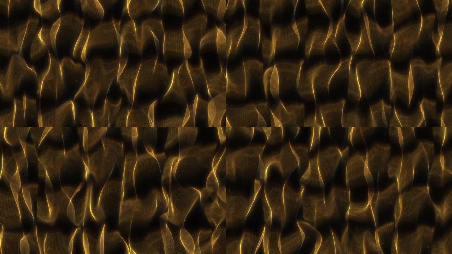 抽象波浪科技线条粒子背景