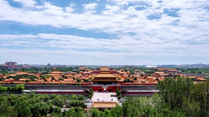 震撼北京中轴线地标延时空境景山合集