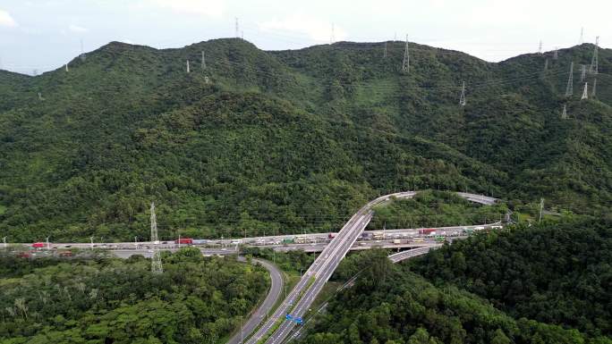 深圳北 风光 落日 道路交通 宣传片