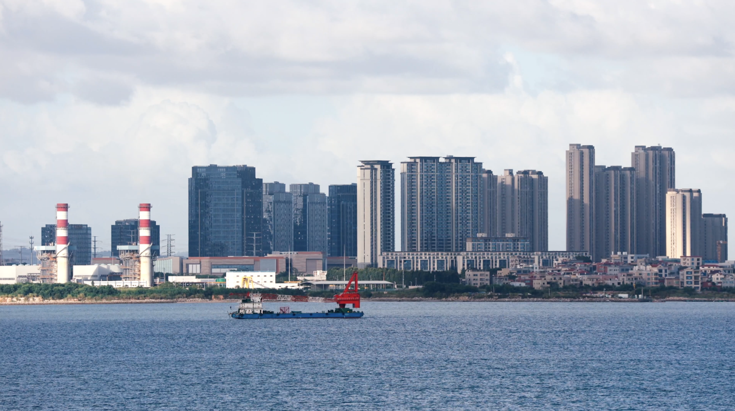 4k 海的对面 城市建设 厦门翔安