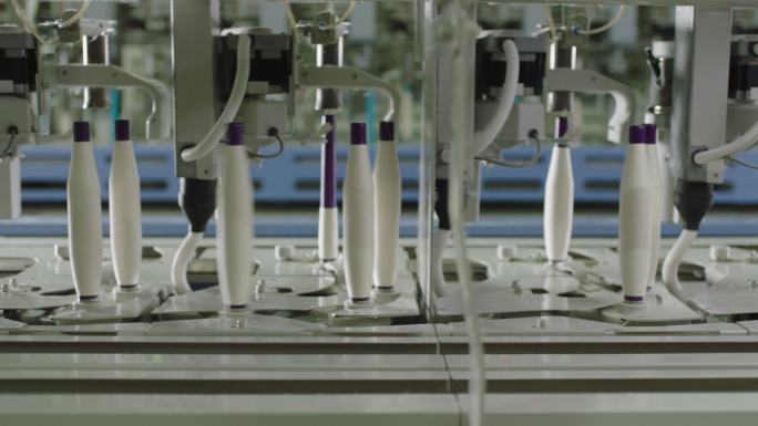 无纺布加工车间棉纺纺织自动化生产线