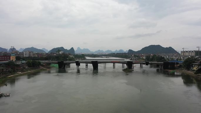 桂林 净瓶山 大桥 爆破 回忆 老桂林