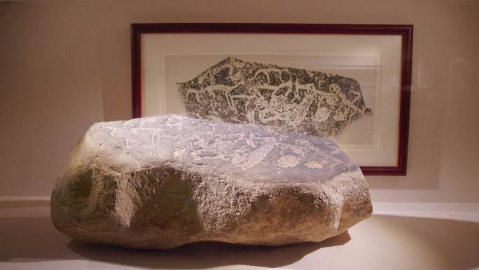 宁夏博物馆石刻和岩画