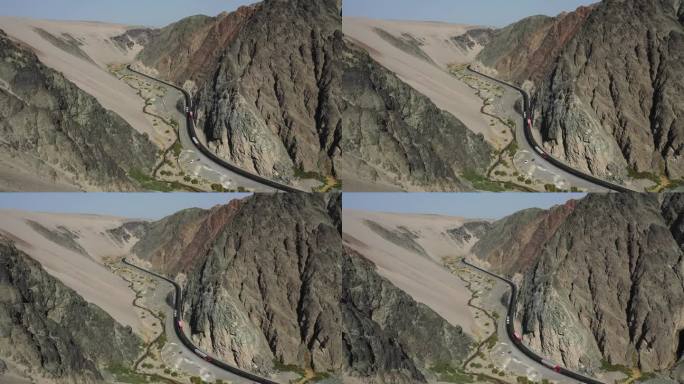 原创 新疆G3012吐和高速公路自然风光