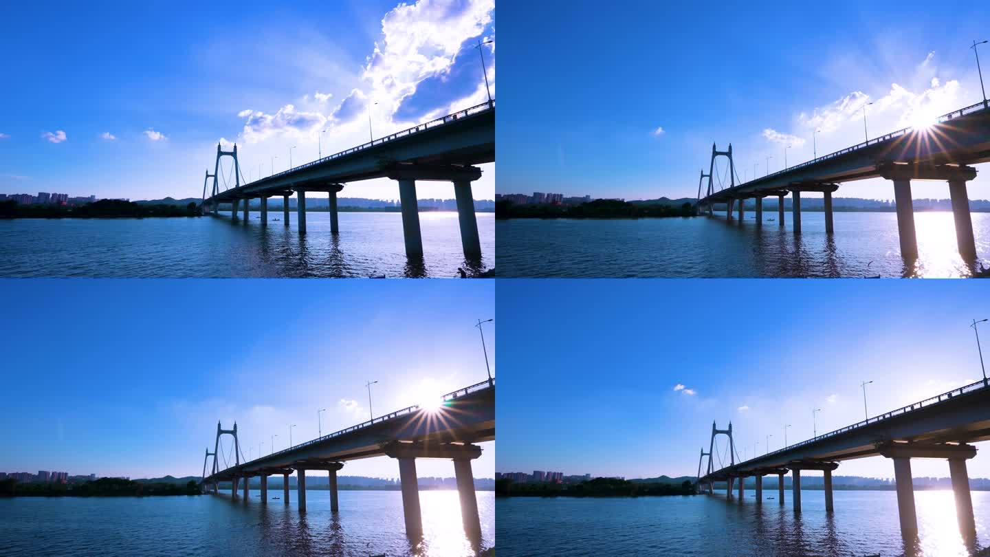 4K长沙跨江大桥三叉戟大桥1