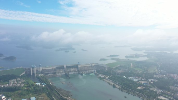 三峡大坝航拍