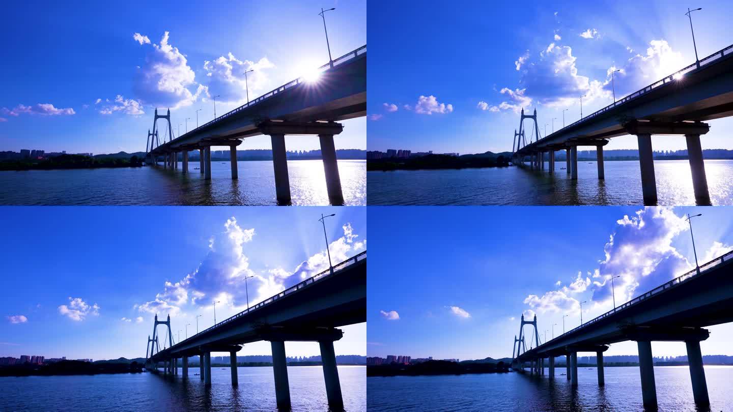 4K长沙跨江大桥三叉戟大桥2