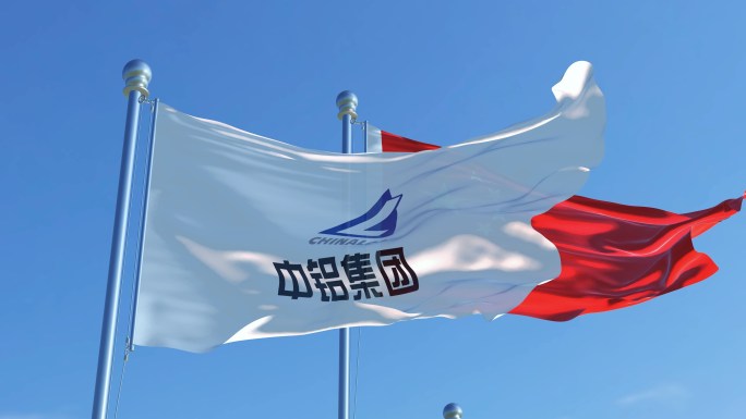 中国铝业集团旗帜