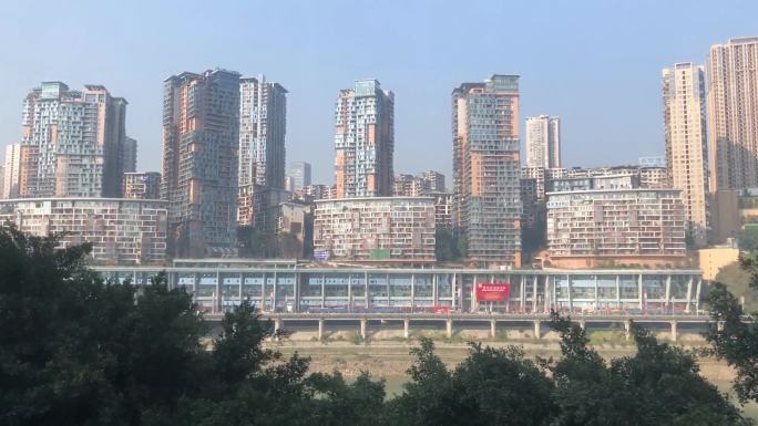 重庆李子坝轨道交通