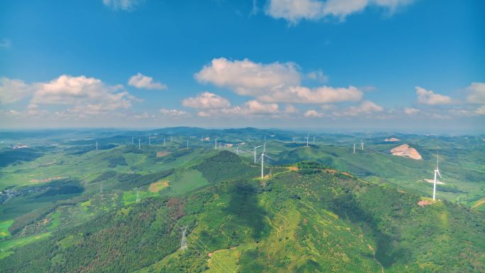 风力发电 碳中和 山水中国