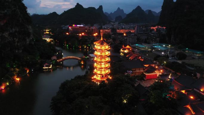 桂林木龙湖景区