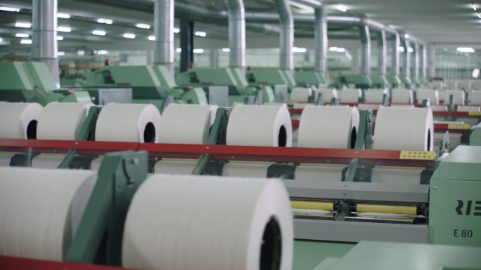 纺织线轴棉纺加工自动化生产线