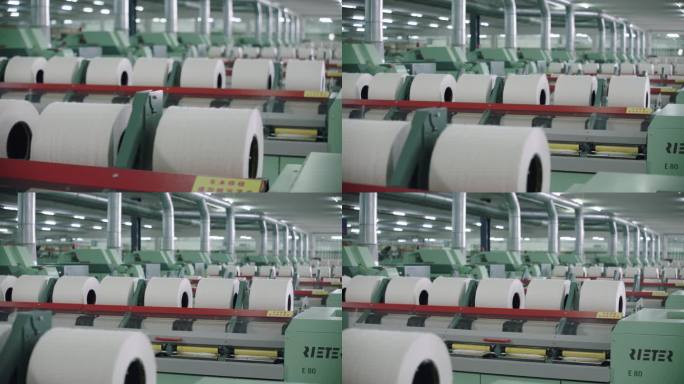 纺织线轴棉纺加工自动化生产线