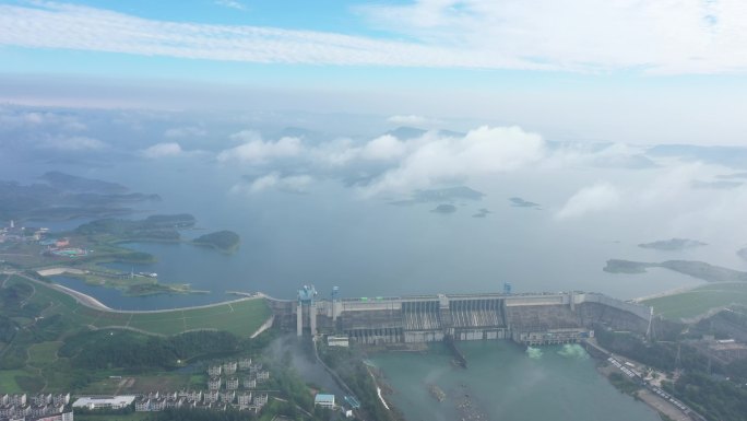 宜昌三峡大坝航拍