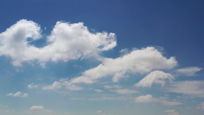 4K 蓝天白云 云朵 （原创超清实拍）