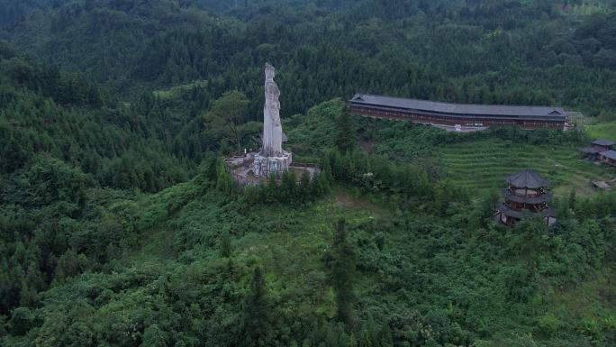 山林南宝山环绕飞近卓文君像c