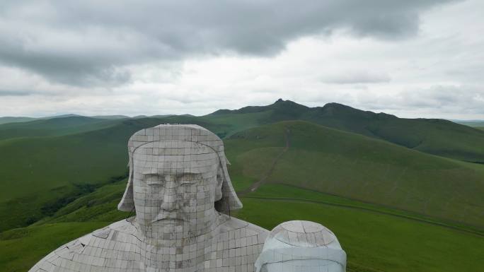 内蒙古锡林郭勒可汗山航拍4k